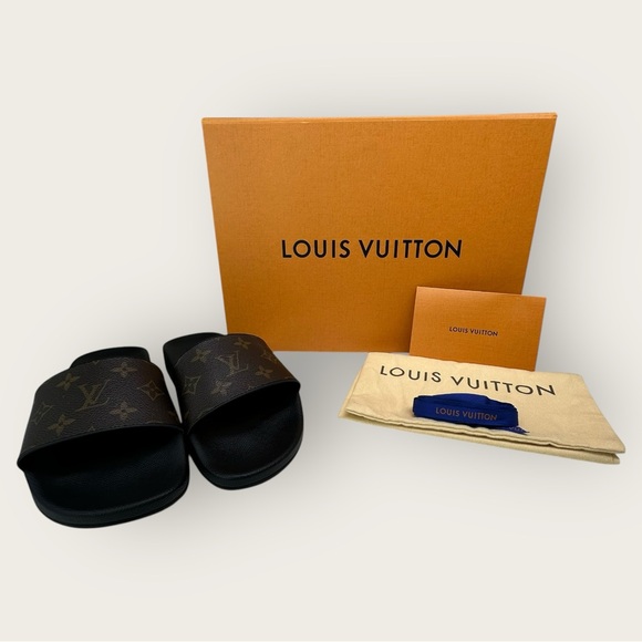 Louis Vuitton | Waterfront Monogram Mule Slides | Men's 6.5 US | Women's 8 US - Picture 2 of 16